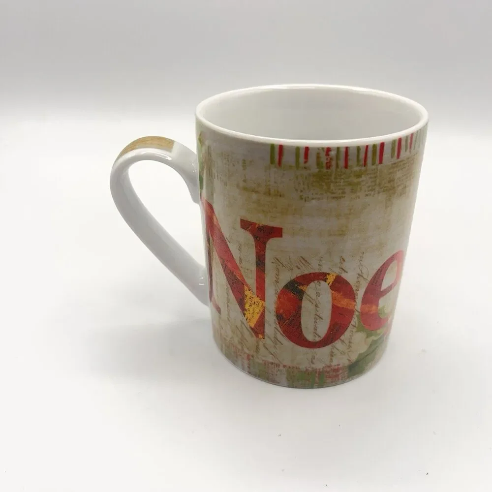 Pier 1 Mug Coffee Cup Christmas Noel